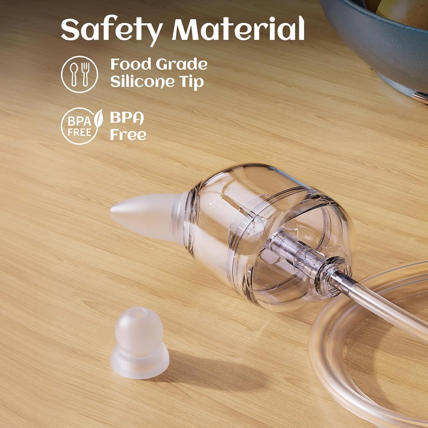 Electric Baby Nasal Aspirator - Hospital Grade Mucus Remover with 9 Suction Levels, USB-C Rechargeable, Night Light & Nursery Rhymes, BPA-Free Silicone Tips