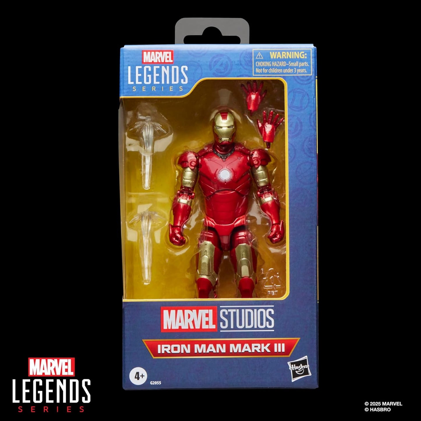 Marvel Legends Series Iron Man Mark III, Iron Man Movie Collectible 6-Inch Scale Action Figure Toy