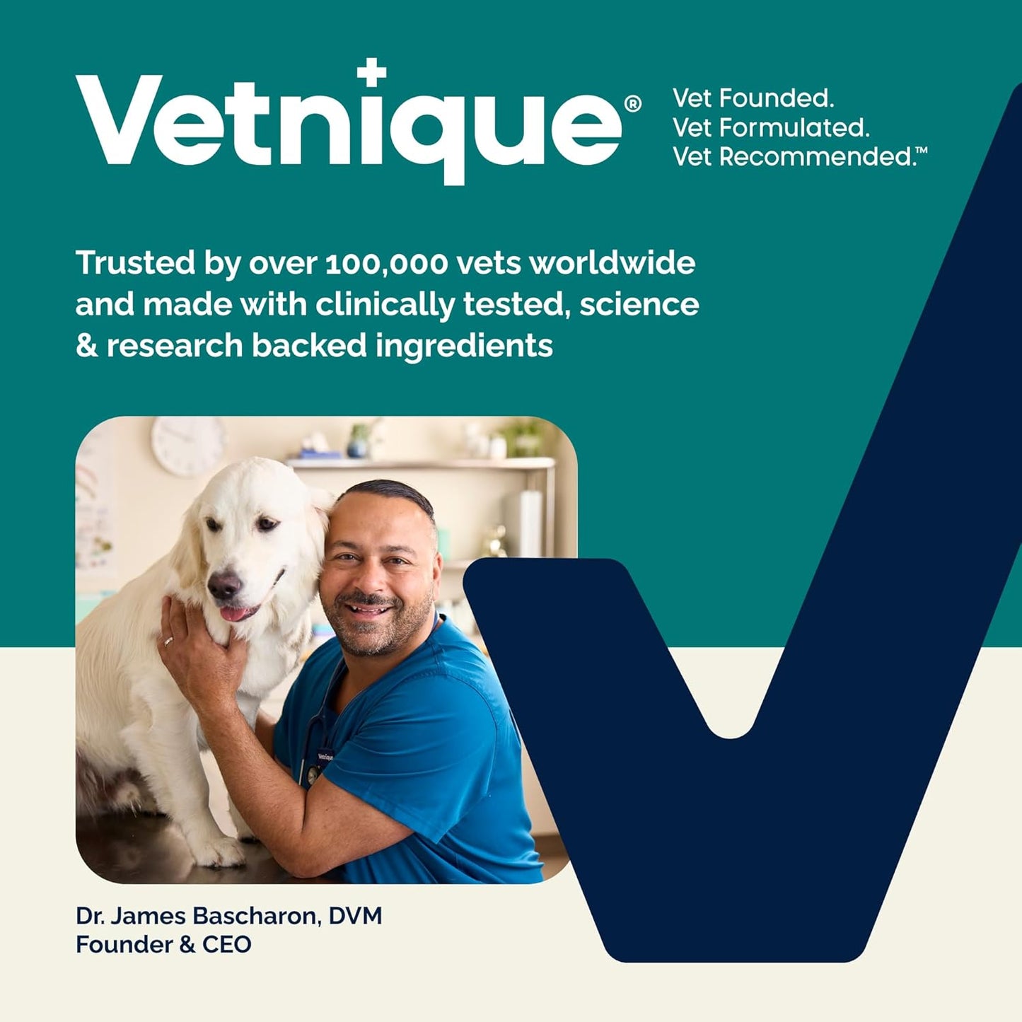 Vetnique DermaBliss Pet Wipes for Dogs & Cats for Grooming, Cleansing & Deodorizing, Thick Dog Wipes for Convenient Dog Cleaning and Natural Pet Odor Eliminator, 100ct (Refreshing Scent)