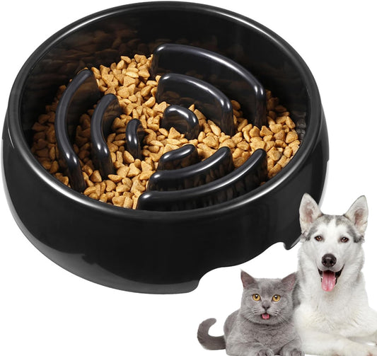 Genérico Slow Eating Dish for Dogs | Non-Slip and Anti-Choking Tray with Maze | Slow Food for Puppies and Cats Mental Stimulation