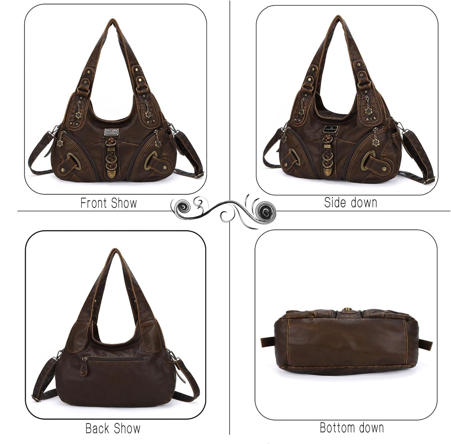 Angelkiss Hobo Purses and handbags for Women Satchel Handbag Women Purses Large Daily Shoulder Bags | Purses, handbags, Handbag, Women Purses, Large, Daily