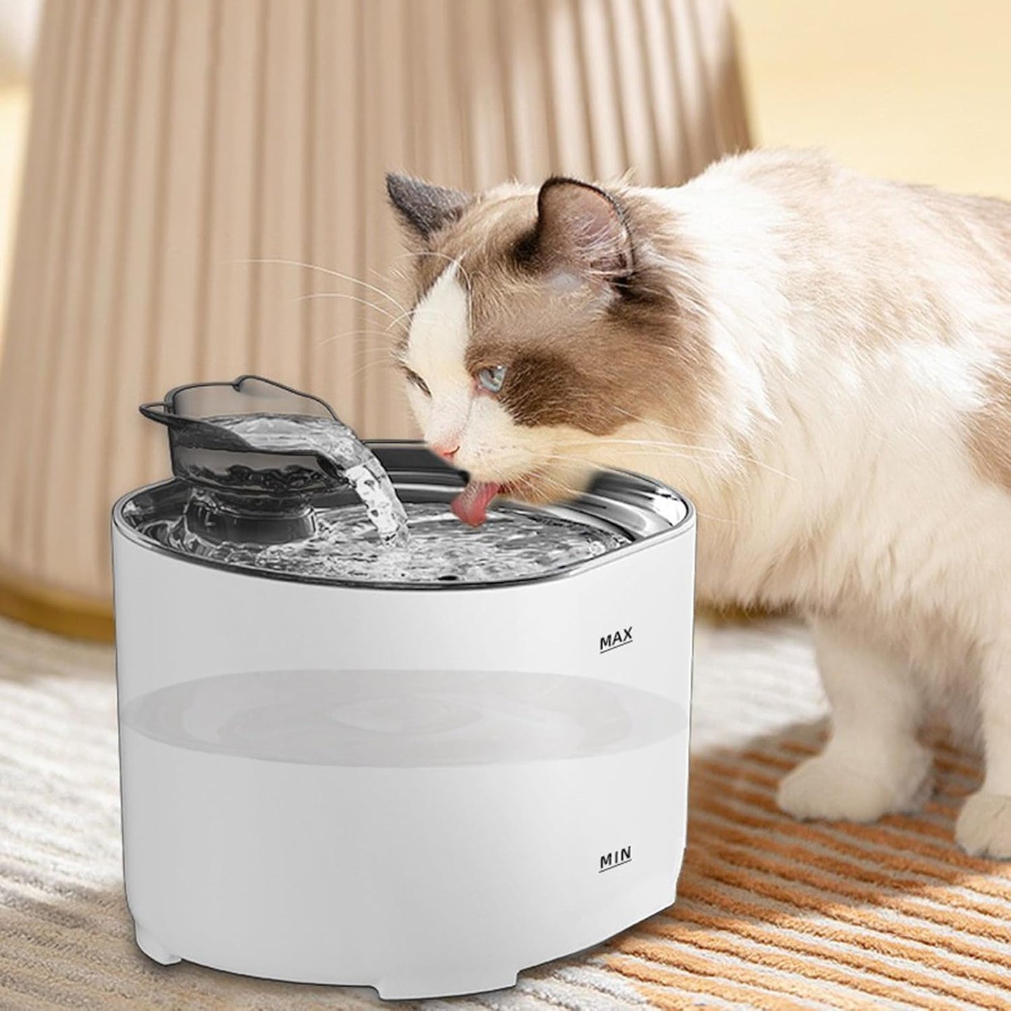 Cats Water Fountains Automatic Dogs Pet Drinking Mute Water Dispenser Large Capacity Quiet Fountains Cats Waterer