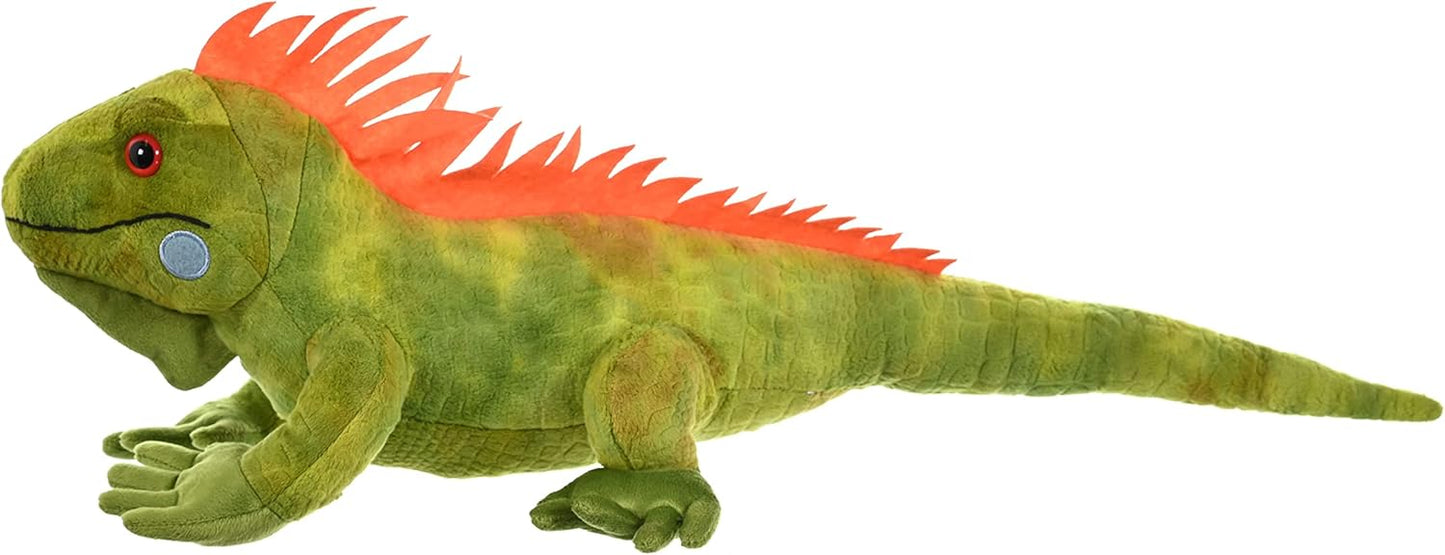 Wild Republic Iguana Plush, Stuffed Animal, Plush Toy, Kids Gifts, Cuddlekins, 15 Inches, Multi (12905)