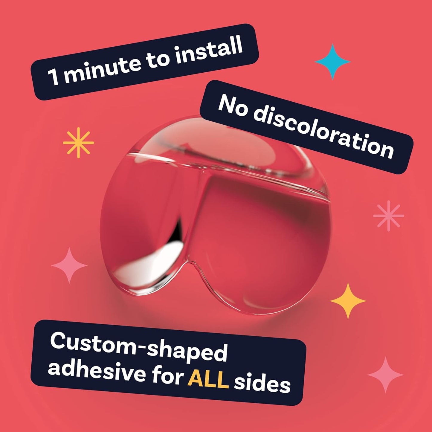 Baby Proofing Corner Protectors Guards - Furniture Edge Protector for Babies & Kids - Safety Guards & Cushions for Table, Desk, Crib, Fireplace, Corners & Edges | Clear, Safe | 12 Bumpers Pack