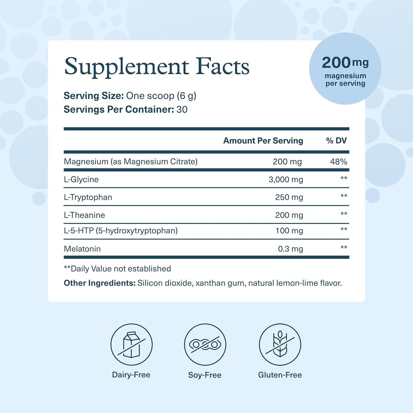 Youtheory Sleep Nighttime Powder - Powder for Circadian Rhythm Support & Stress Relief - Contains L-Theanine & Glycine - 6 oz (30-Day Supply)