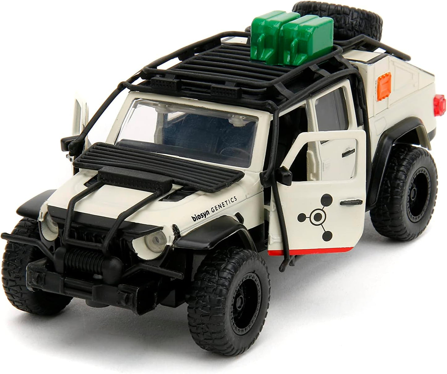 Jada Jurassic World Dominion 1:32 Jeep Gladiator Die-Cast Car, Toys for Kids and Adults
