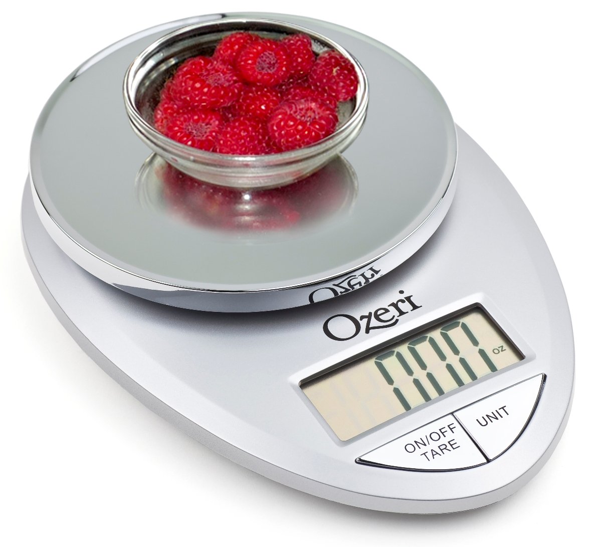 Ozeri Pro Digital Kitchen Food Scale, 0.05 oz to 12 lbs (1 gram to 5.4 kg)
