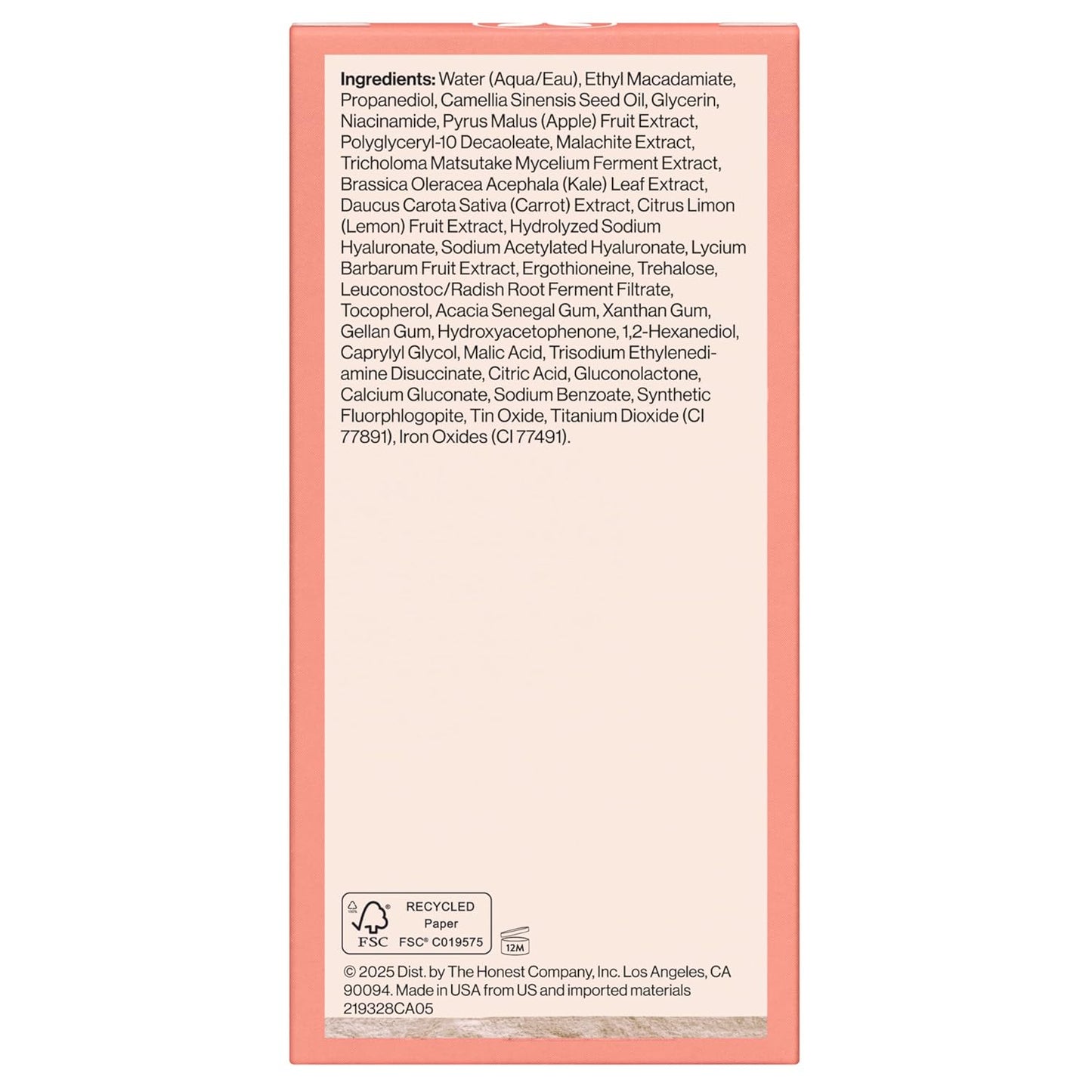 Honest Beauty Daily Green Juice Antioxidant Super Serum, Improves Skin Tone Texture, Gentle for Sensitive Skin, Fragrance-Free Vegan, 1 fl oz