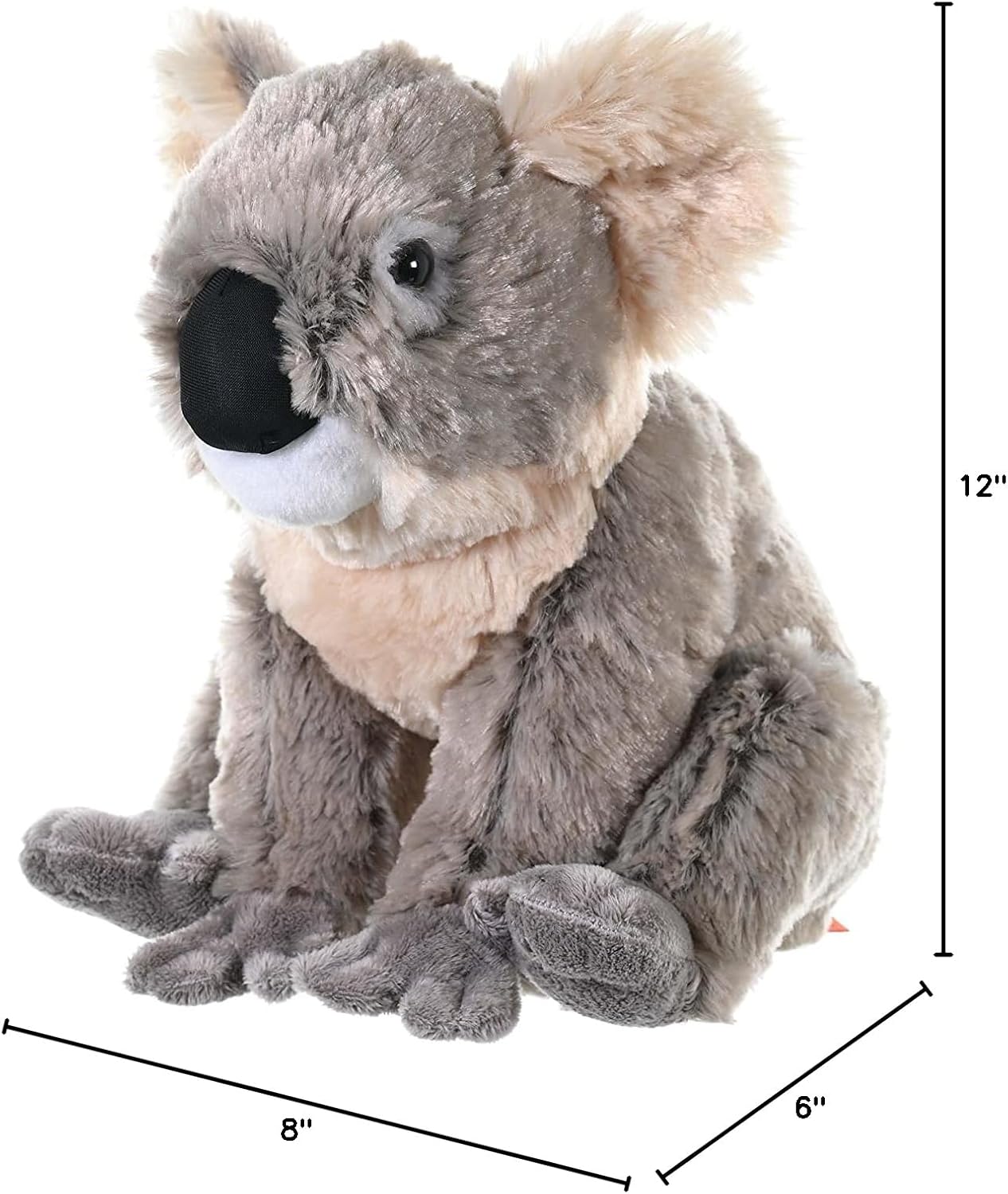 Wild Republic Koala Plush, Stuffed Animal, Plush Toy, Gifts for Kids, Cuddlekins 12"