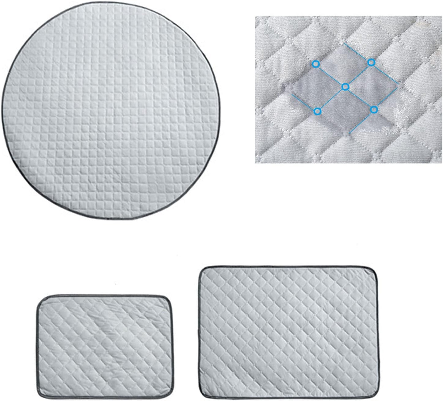 Dog Pee Pads Multiple Sizes Training Puppy Pee Pads Super Absorbent Leak-Proof Pet Piddle Pad Pads for Dogs Puppies