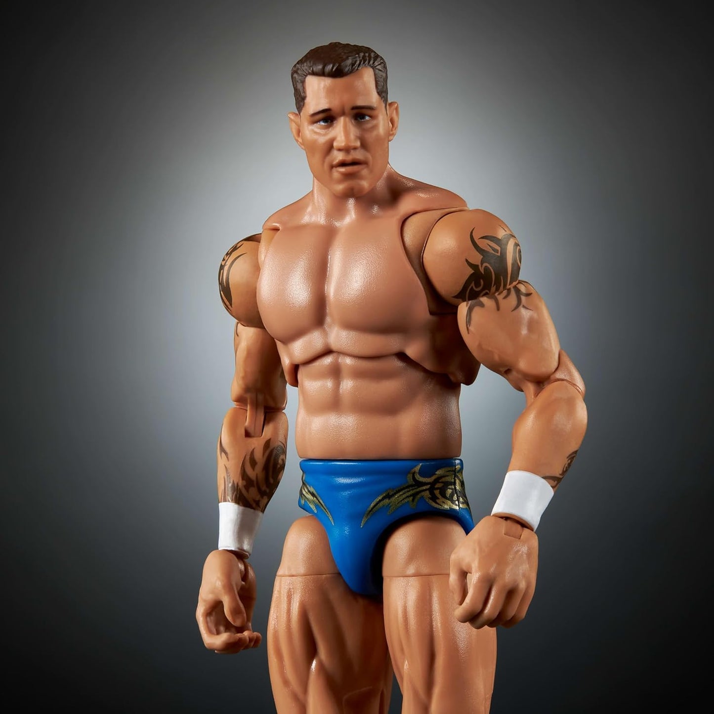 Mattel WWE Ultimate Edition Randy Orton 6-inch Action Figure & Accessories Fan Takeover Set, 10+ Pieces Include Swappable Heads & Hands