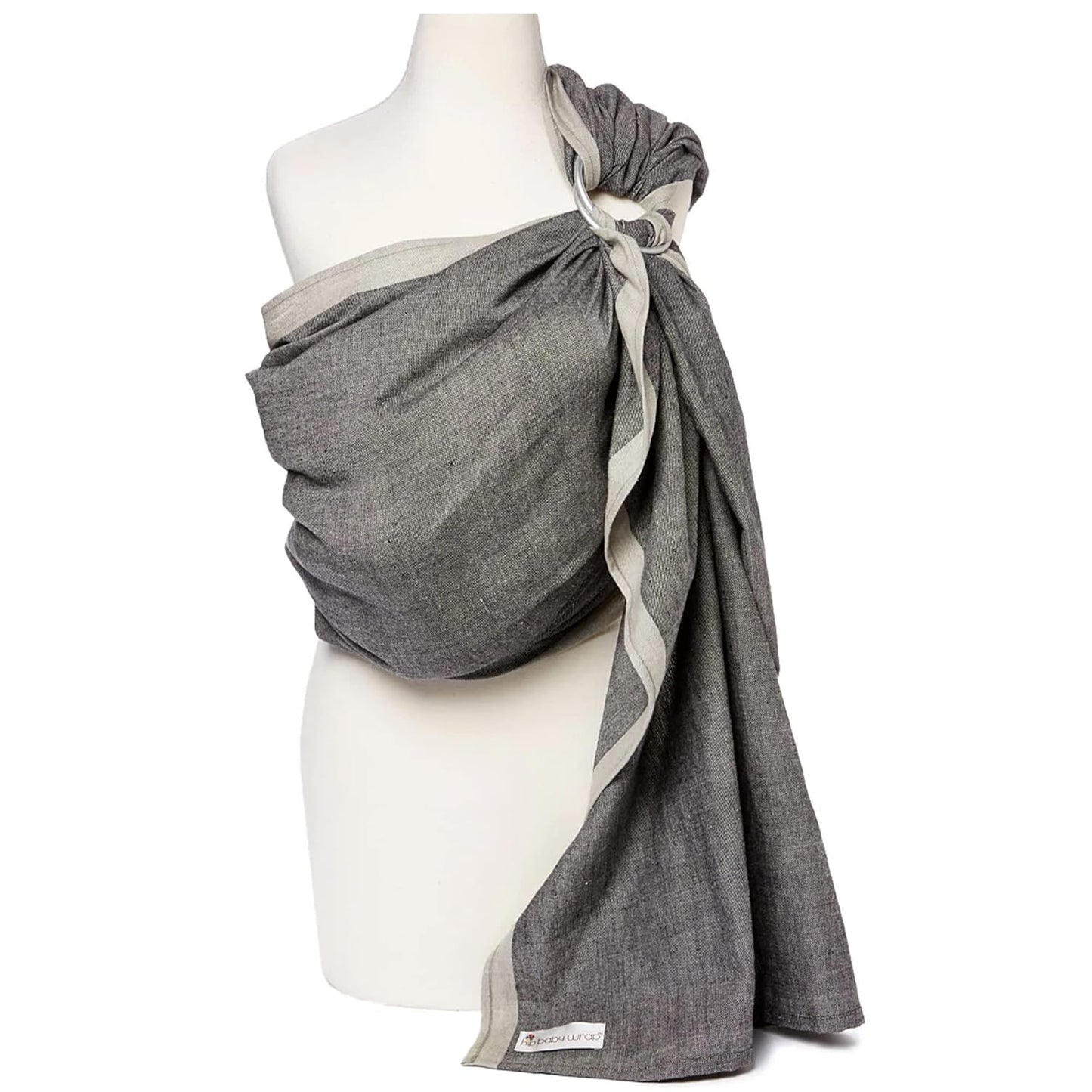 Hip Baby Wrap - Infant Wrap Carrier for Newborns & Toddlers - Soft Cotton Baby Wrap for Comfortable Babywearing - Ideal for Nursing and Infant Shower Gifts - Adjustable Baby Sling, 8-35 lbs - Midnight