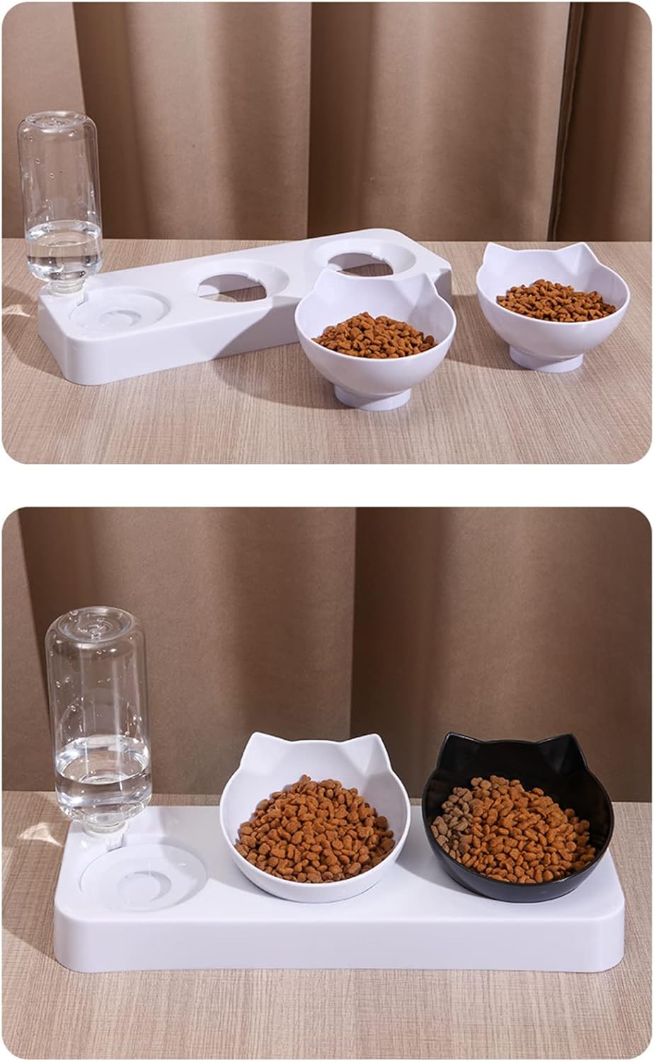 Pet Feeder and Waterer Pet Bowl Automatic Feeder with Water Fountain Dog Food Food Water Bowl