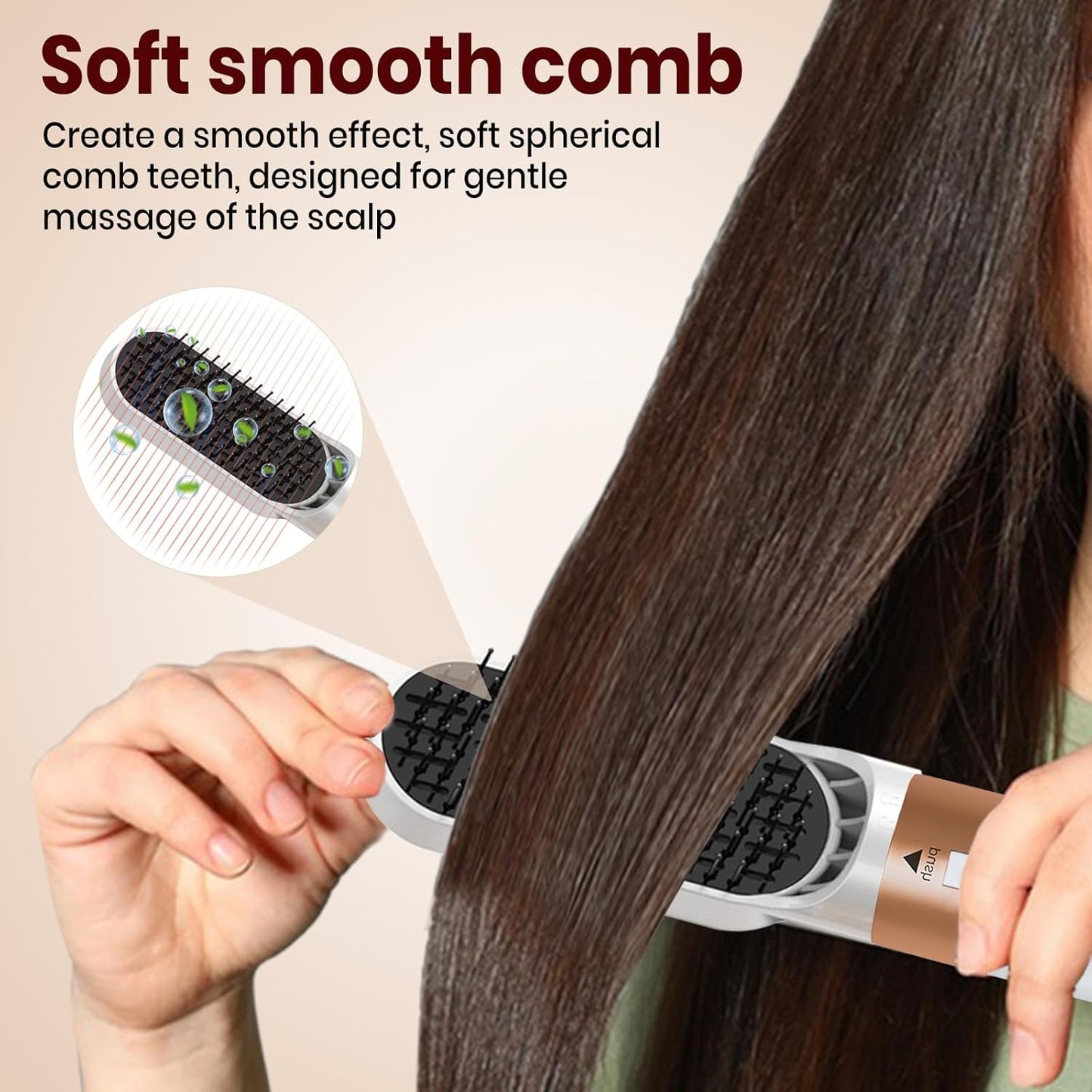 Hair Dryer Brush 5 in 1, Negative Ion Blow Dryer Brush Set, 110,000 RPM High - Speed Hot Air Brush Air Styler Curling Wrap Air Curler,Curling Iron Hair Styling Tools for Straight Curl Drying Smoothing