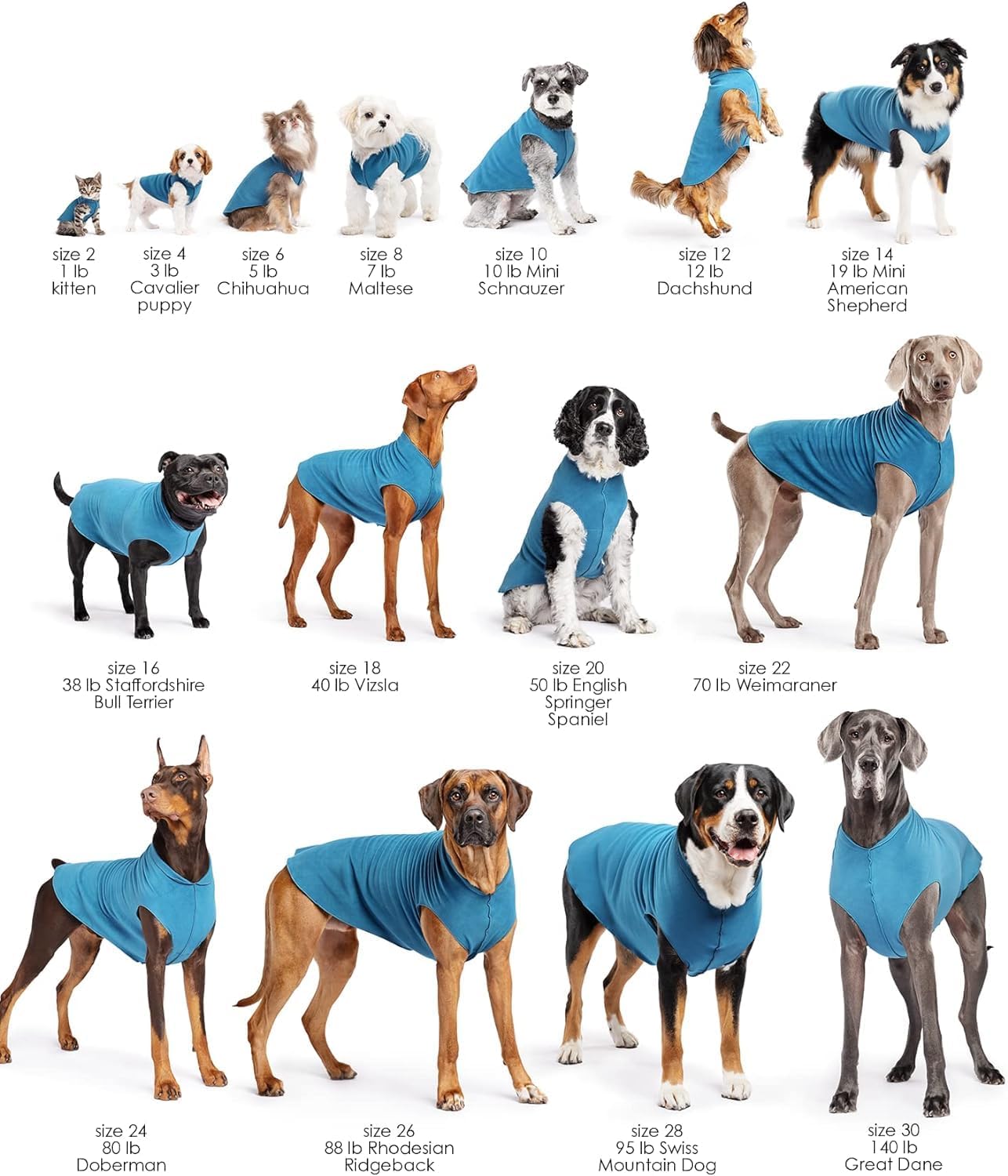 Goldpaw Stretch Fleece Dog Sweater - with Spandex for 4-Way Stretch - Soft, Comfortable Dog Coat - Machine Washable - Made in the USA - Rose - Size 6