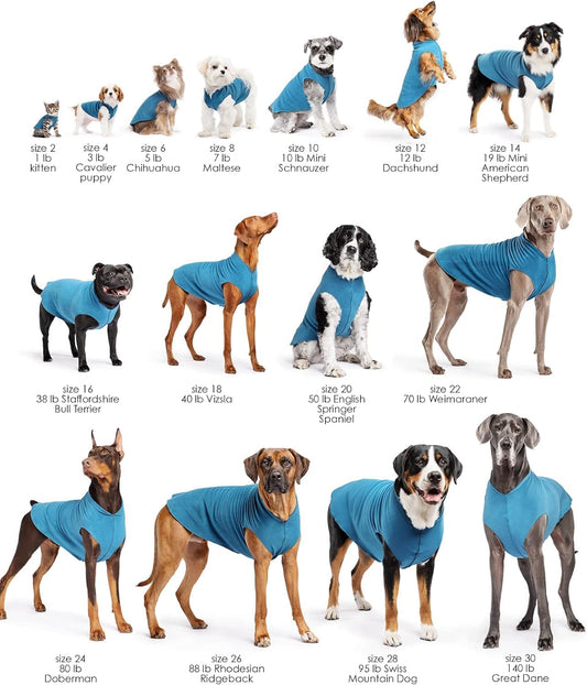 Goldpaw Stretch Fleece Dog Sweater - with Spandex for 4-Way Stretch - Soft, Comfortable Dog Coat - Machine Washable - Made in the USA - Rose - Size 6