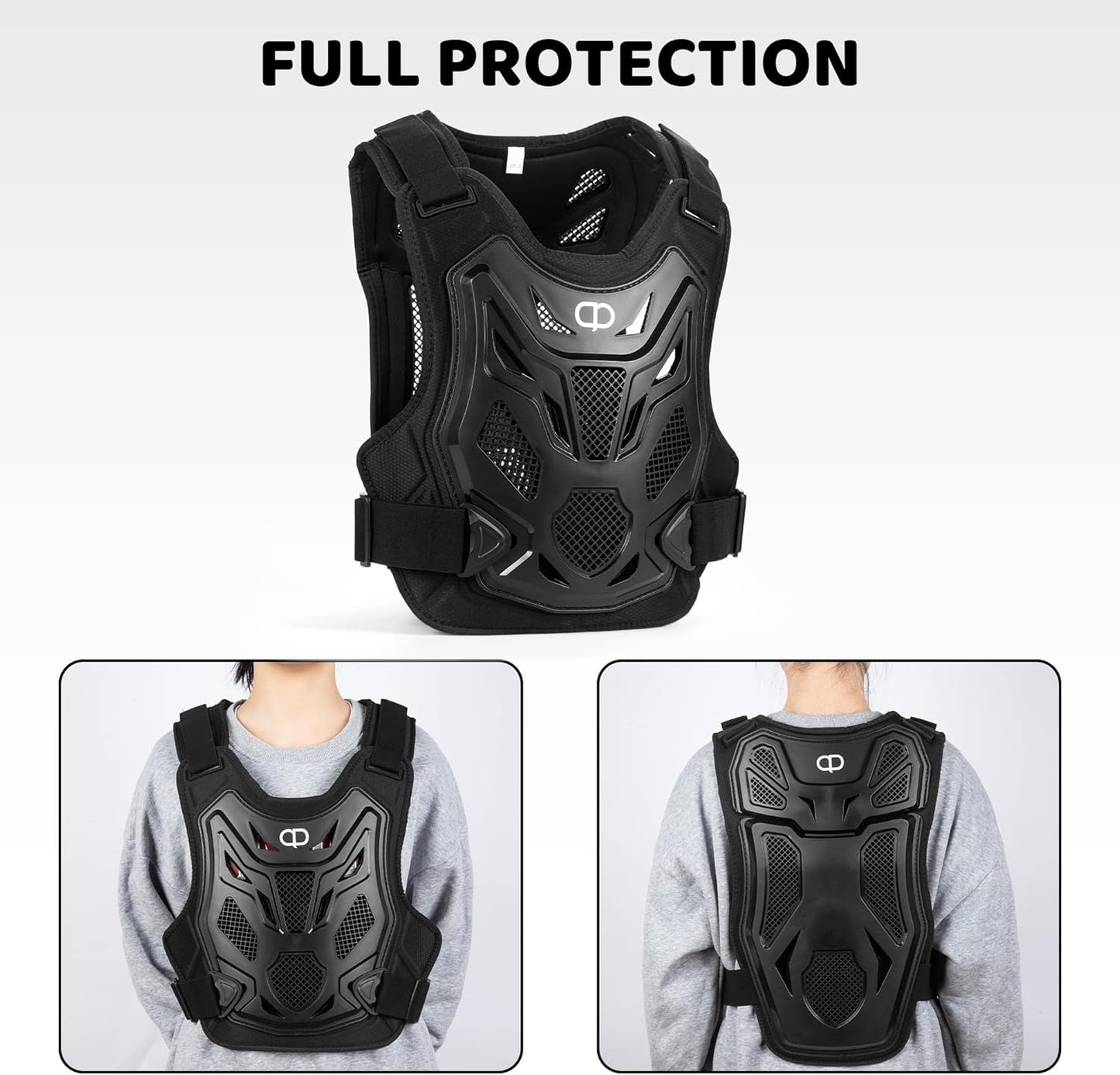 DA - Kids Dirt Bike Gear - Youth Motorcycle Riding Protective Gear Motocross Armor Suit Chest Protector for Boys Girls Mountain Biking Cycling