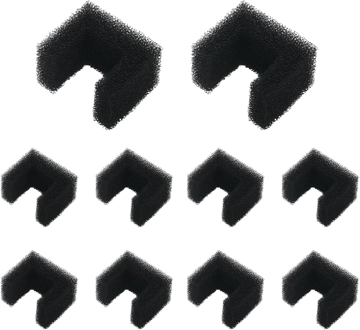 10 Pcs Cat Water Fountain Foam Filters Replacement, Pet Dog Drinking Water Fountain Sponge Filters Compatible with PetSafe Viva Drinking Fountains