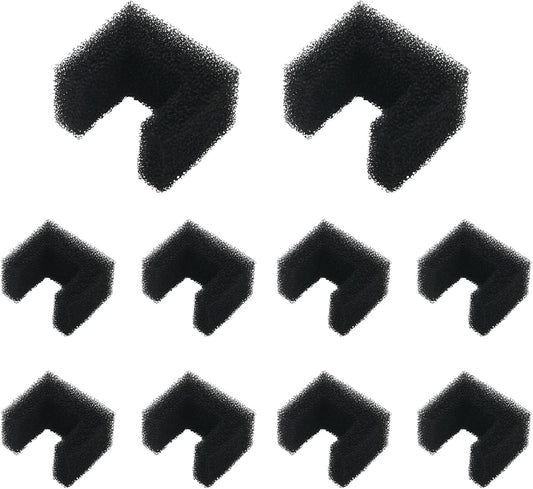 10 Pcs Cat Water Fountain Foam Filters Replacement, Pet Dog Drinking Water Fountain Sponge Filters Compatible with PetSafe Viva Drinking Fountains