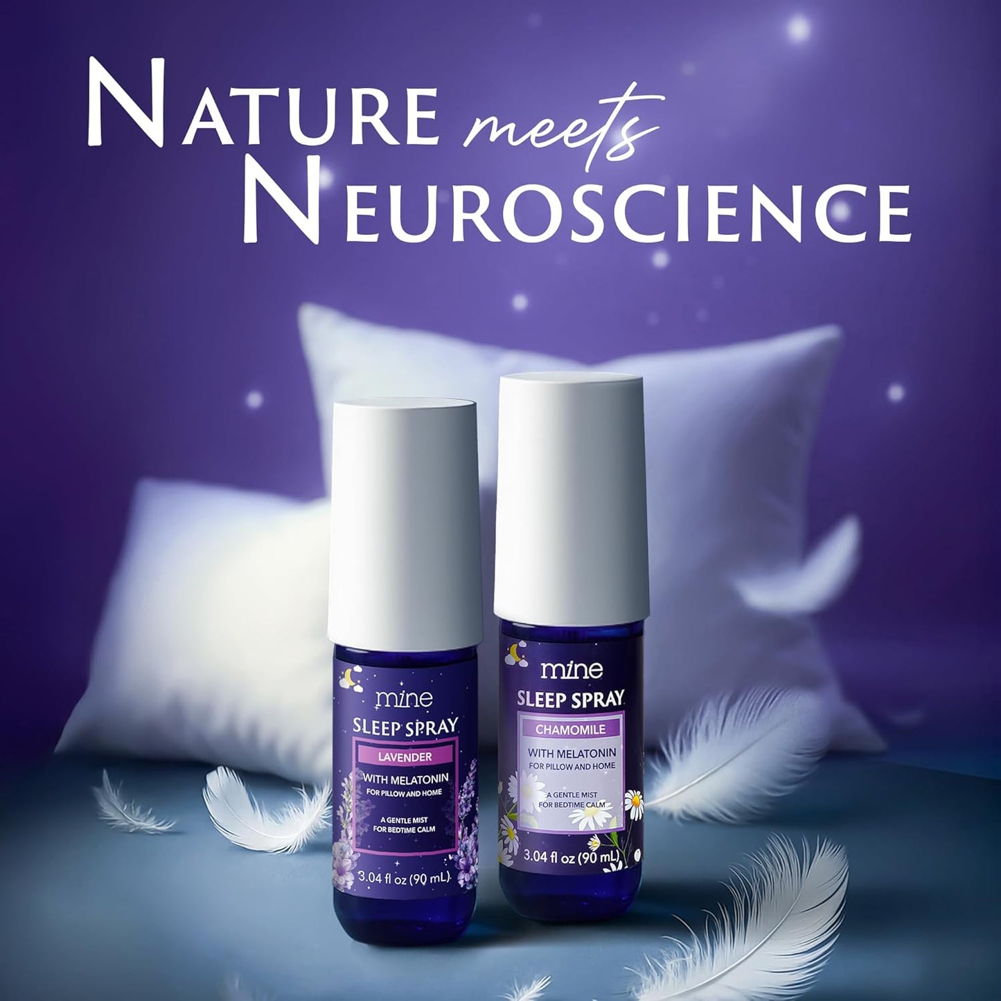 Lavender Sleep Spray with Melatonin - Relaxing Gifts for Teen Girls and Women – Natural Pillow Mist for Sleep, Calming Bed Spray for Adults, Easter Gifts, Gifts for Mom