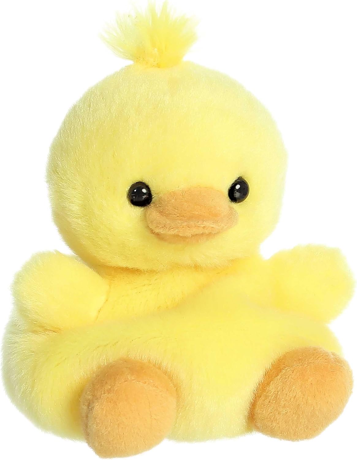 Aurora® Adorable Palm Pals™ Darling Duck Stuffed Animal - Fun Collectible Plush for Kids and Adult Collectors - Perfect for Decorating Rooms and Birthday Gifts - Yellow 5 Inches