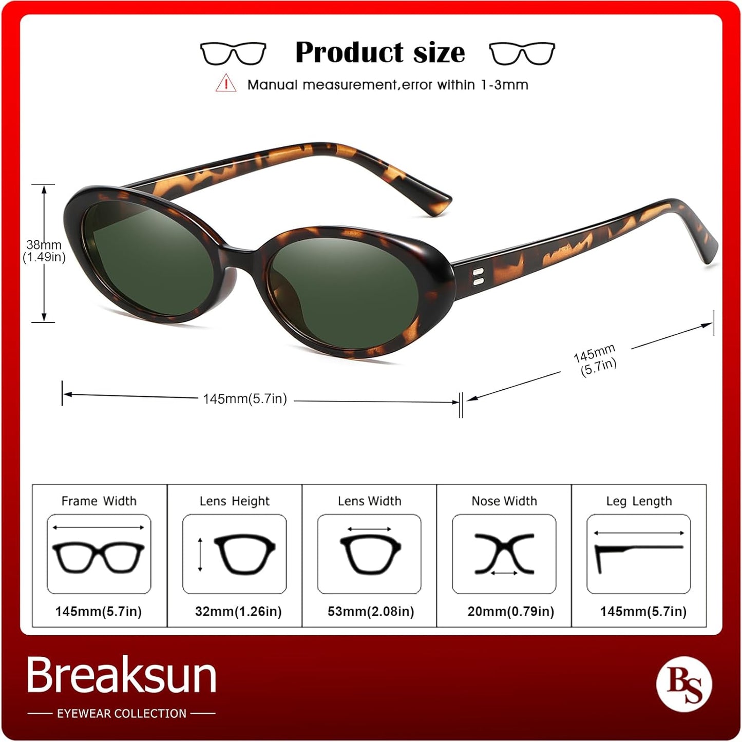 Retro Oval Sunglasses for Women Men Fashion Small Oval Sunglasses 90s Vintage Shades