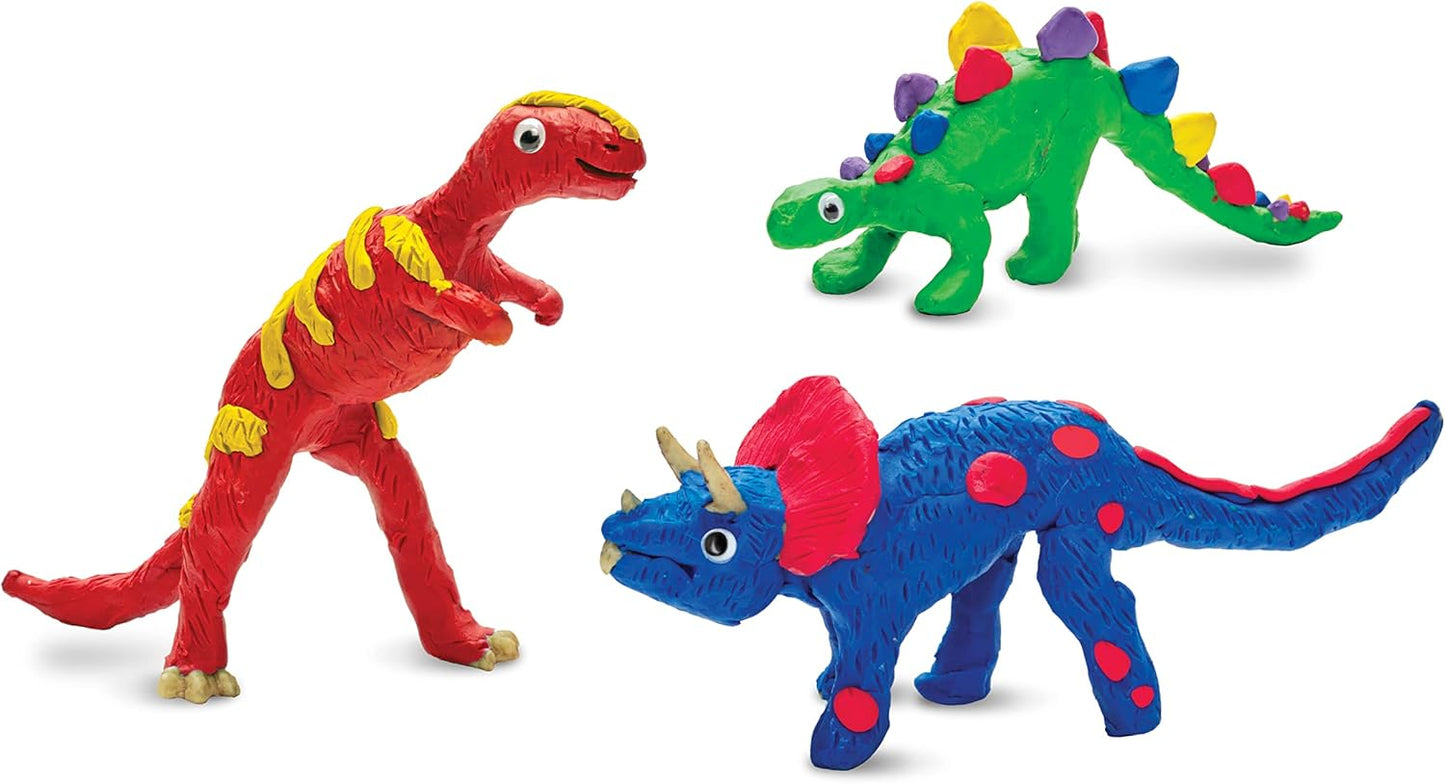 Creativity for Kids Create with Clay Dinosaurs: Sensory Craft, Creative Toy, Dinosaur Children's Toy, Boy Gifts, Easter Basket Stuffers for Kids (Ages 5+)