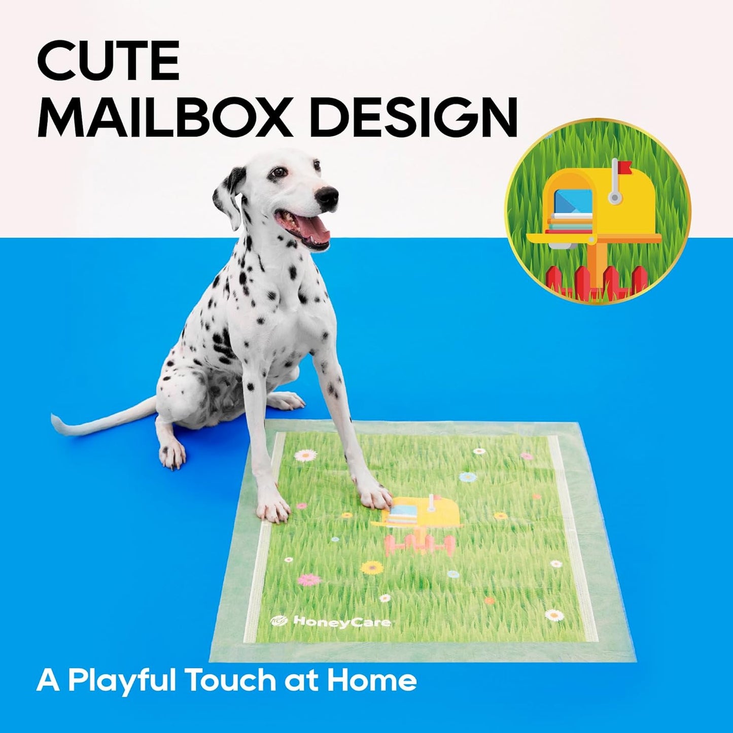 HoneyCare Fresh Grass Print/Scent All Absorb XL Training Pads, 26x30, 40 Ct
