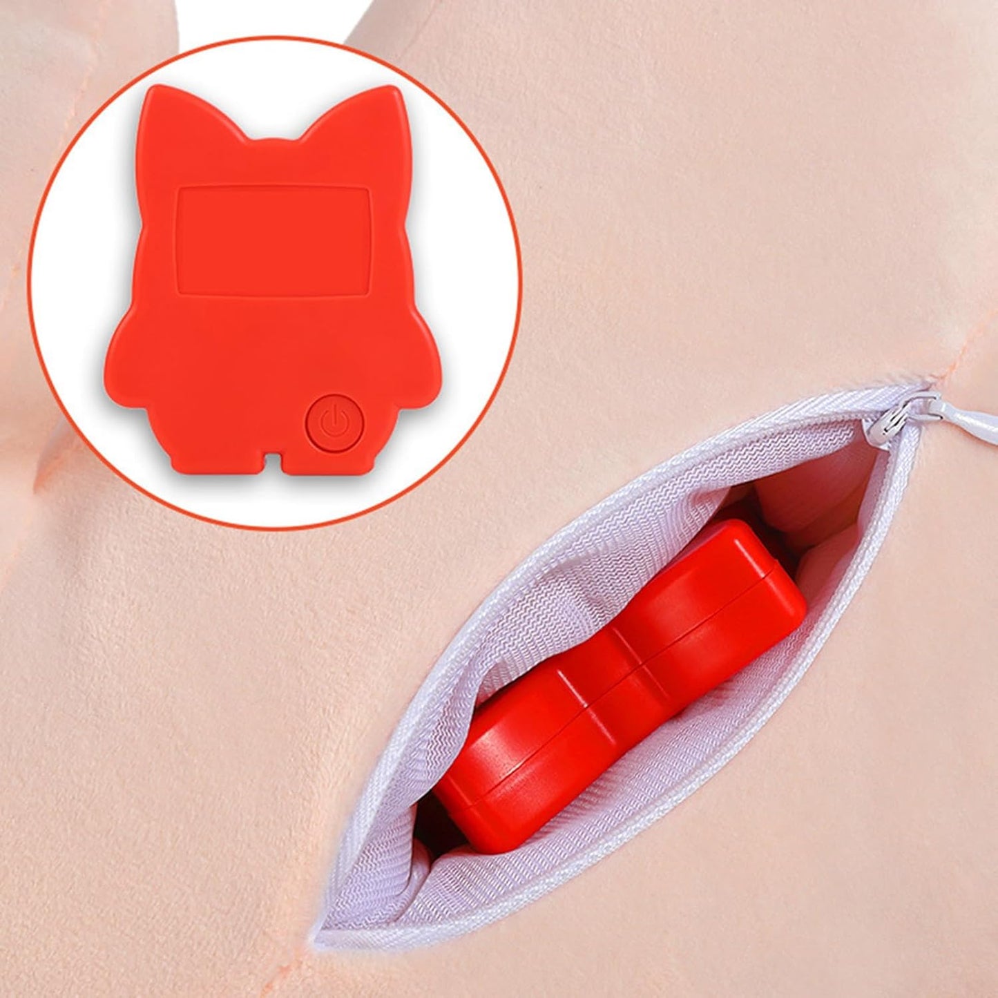 Heartbeat Simulator - Battery Operated Pacifier for Assessment | Plush Toy Heartbeat Simulator with Sturdy and Stylish Structure for Behavioral Training Utility