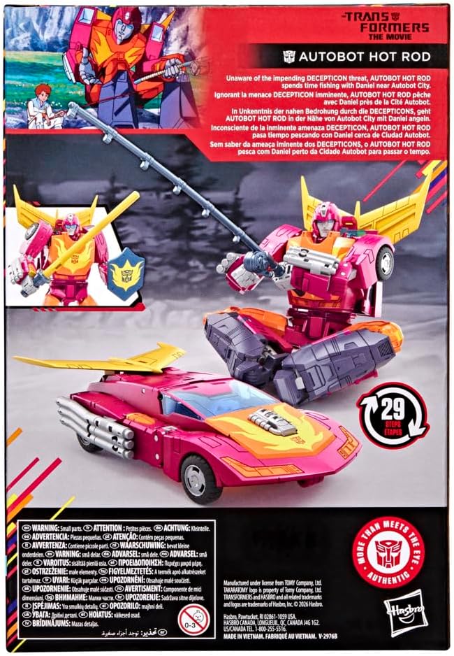 Transformers Studio Series MTMTE Collection Voyager Movie Autobot Hot Rod Action Figure