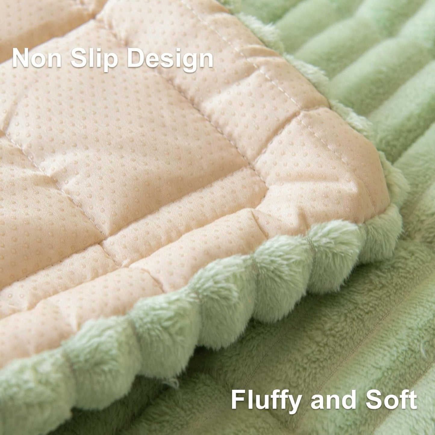 Couch Cover for Dogs Washable, Non Slip Sofa Covers for Pets 3 Cushion Couch Sofa, Sectional Slipcover Furniture Protector (1 PCS 27.5"x94" Green)