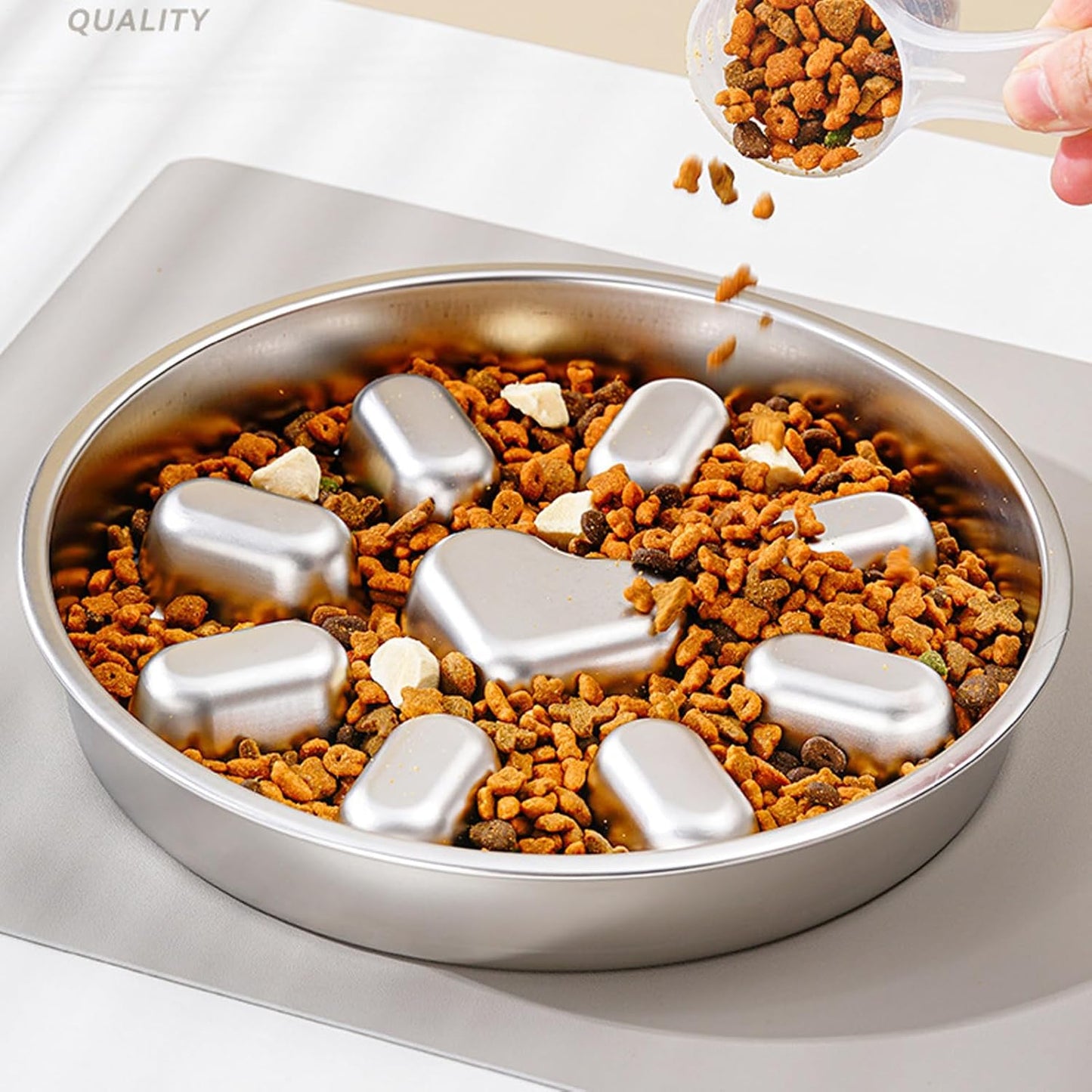 Slow Feeder Dog Bowls - Anti-Choking Maze Pet Dish, 1 Unit Dog Food Bowl with Non-Slip Base for Medium Breeds, Tray with, Pet Supply, Eating Tool for Fast Eaters and Healthy Digestion