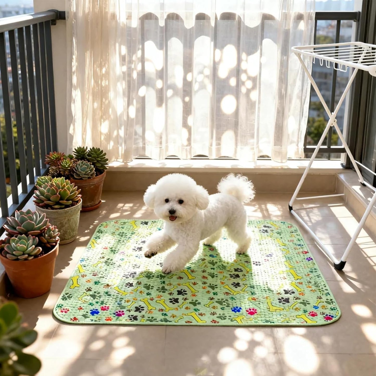 Puppy Pads with Pheromones, Washable Pee Pads for Dogs, Potty Training Pads for Indoor Use and Car Travel, Size 15.75 x 23.62 Inches