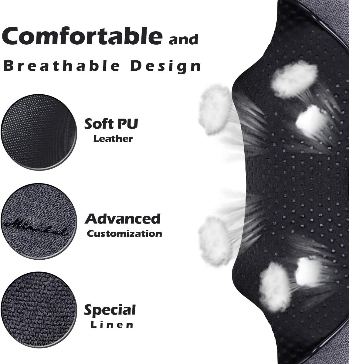 Mirakel Neck Massager for Pain Relief Deep Tissue, Shiatsu Shoulder & Back Massager with Heat, Electric Kneading Whole Body Massage - Mothers Day Gifts for Mom, Wife, Women, Dad, Men (NOT Cordless)