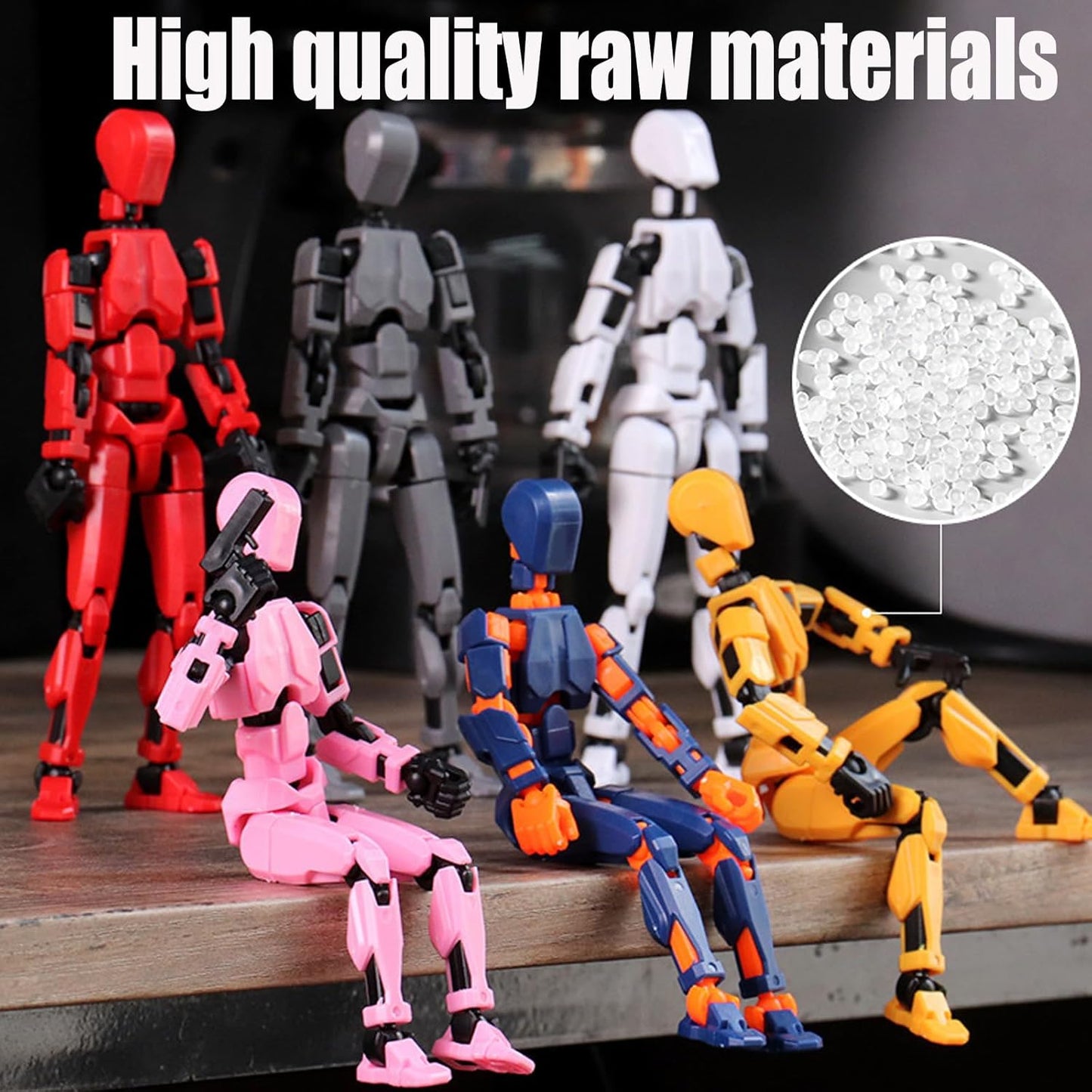 2026 New Assembly Completed-Titan 13 Action Figure,Dummy Robot 13 Action Figures Set,3D Printed Multi-Jointed Action Figures,Nova 13 Action Figure for Collectors Desktop Decorations (9pcs)