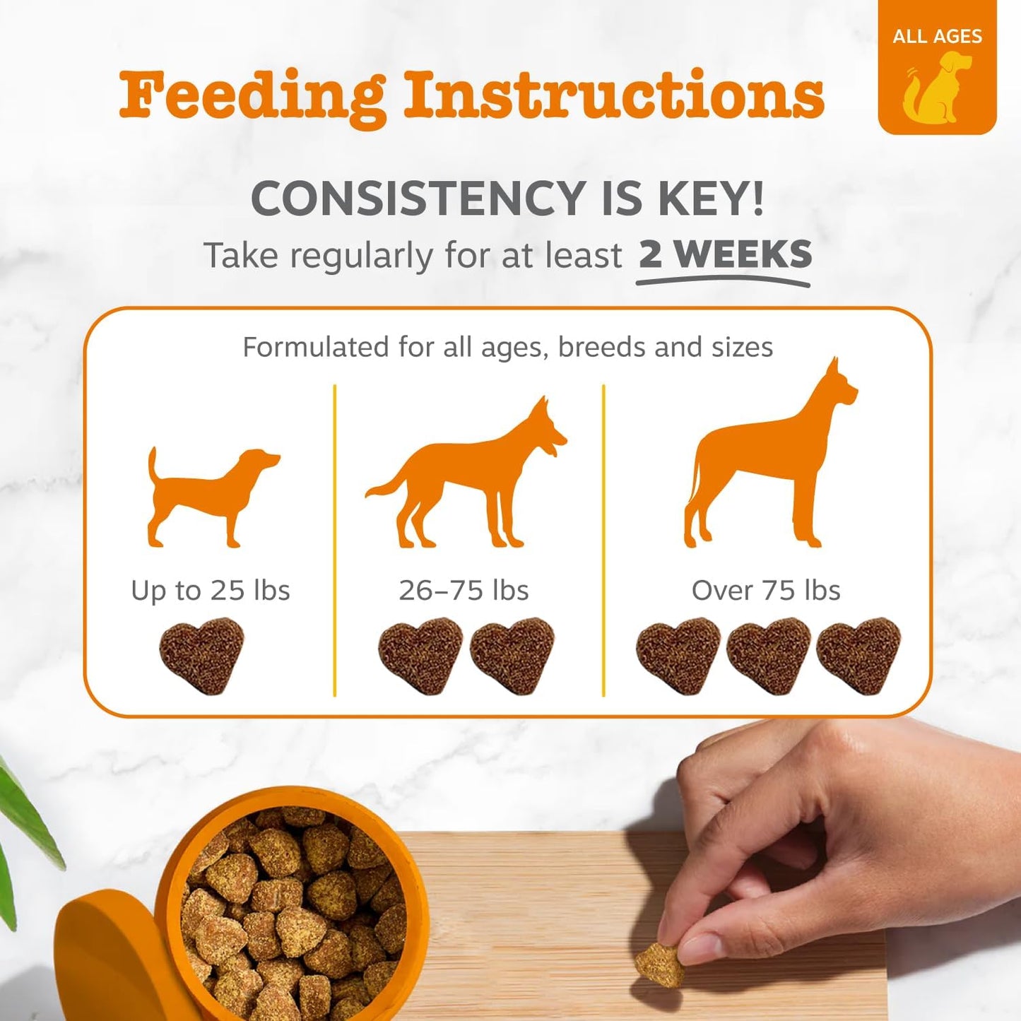 Zesty Paws Dog Allergy Immune Bites - Itching Skin Relief + Probiotic Powder for Dogs