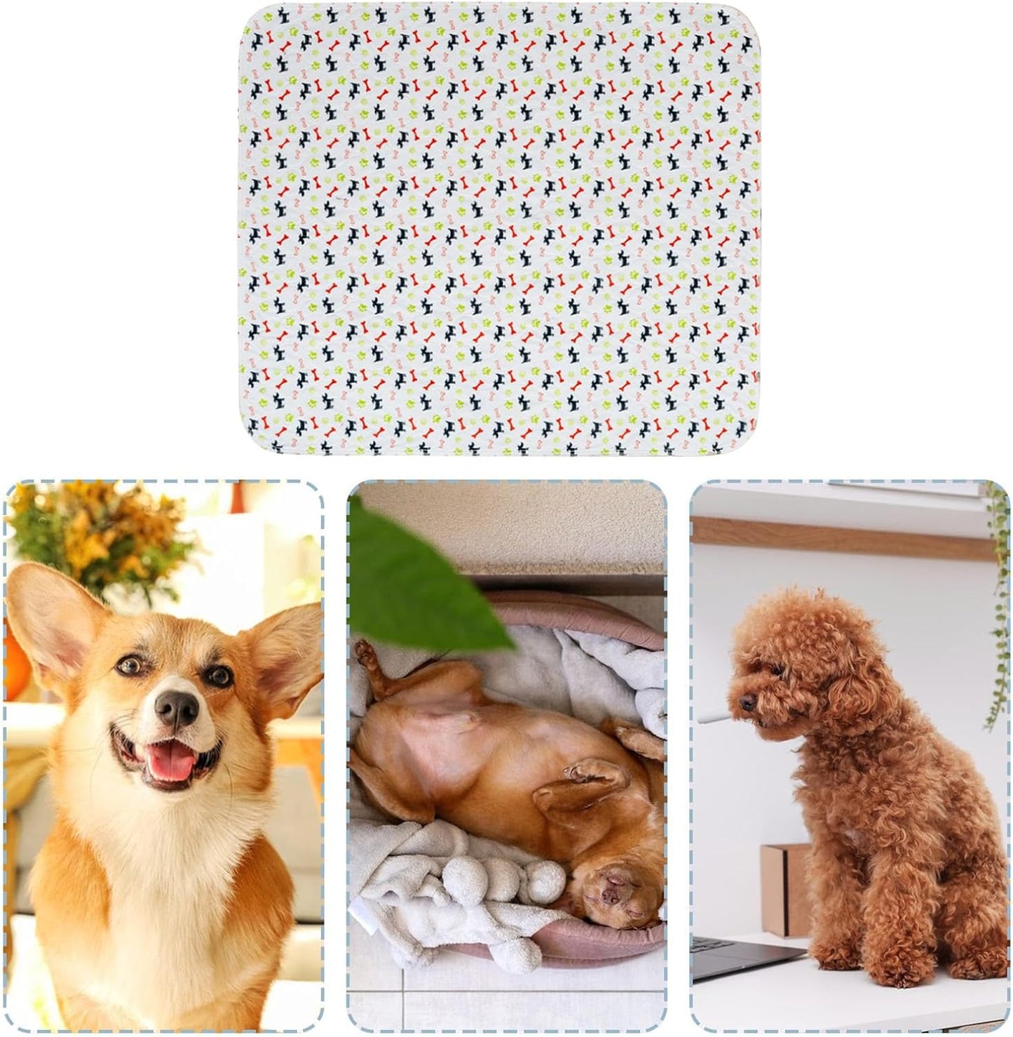 Pet Liners – Absorbent Pee Pads for Daily Home Care | Quick Soak Fabric System, Rewash Friendly Build, Flexible Placement Style & Hygiene Support Features for Litter Box Areas, Grass Training, Indoor