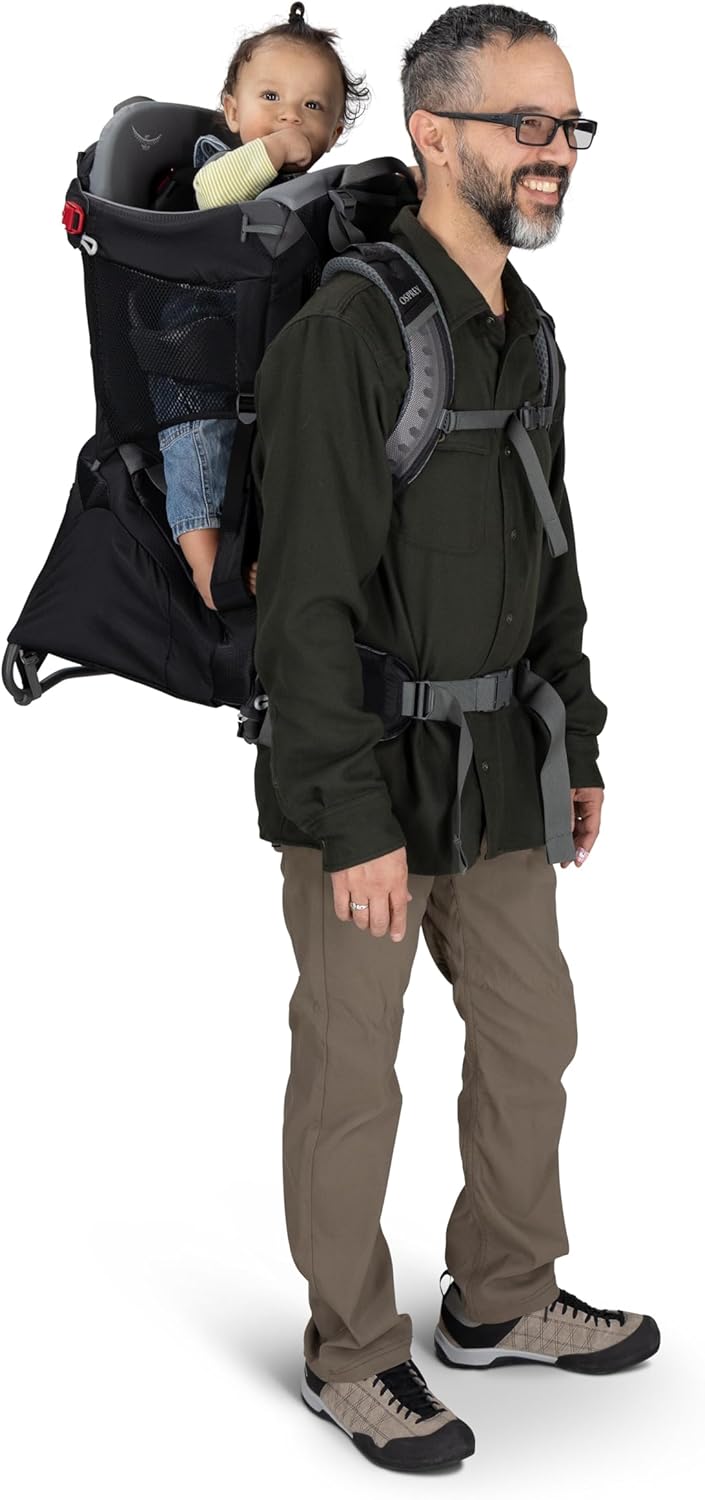 Osprey Poco Child Carrier Backpack - Adjustable Travel Baby Carrier with Sunshade - Hiking Carrier for Toddlers