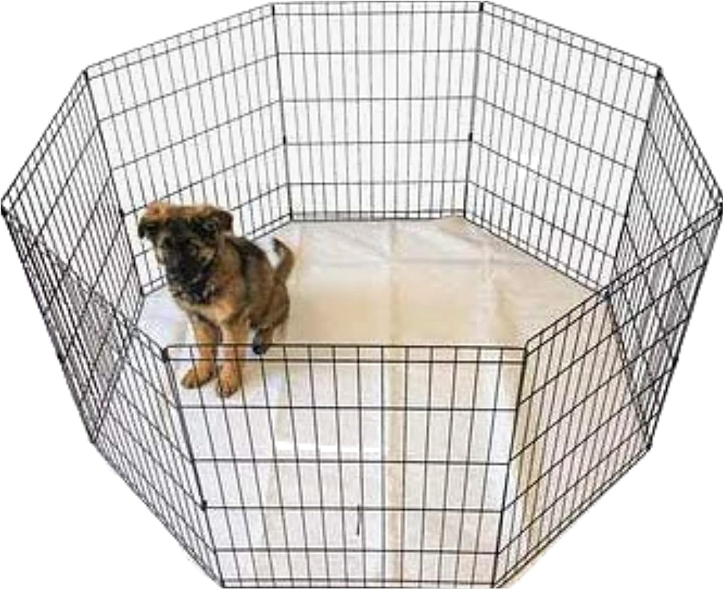 Midlee Reusable Octagon Playpen Dog Pee Pad-64" x 64" Set of 2