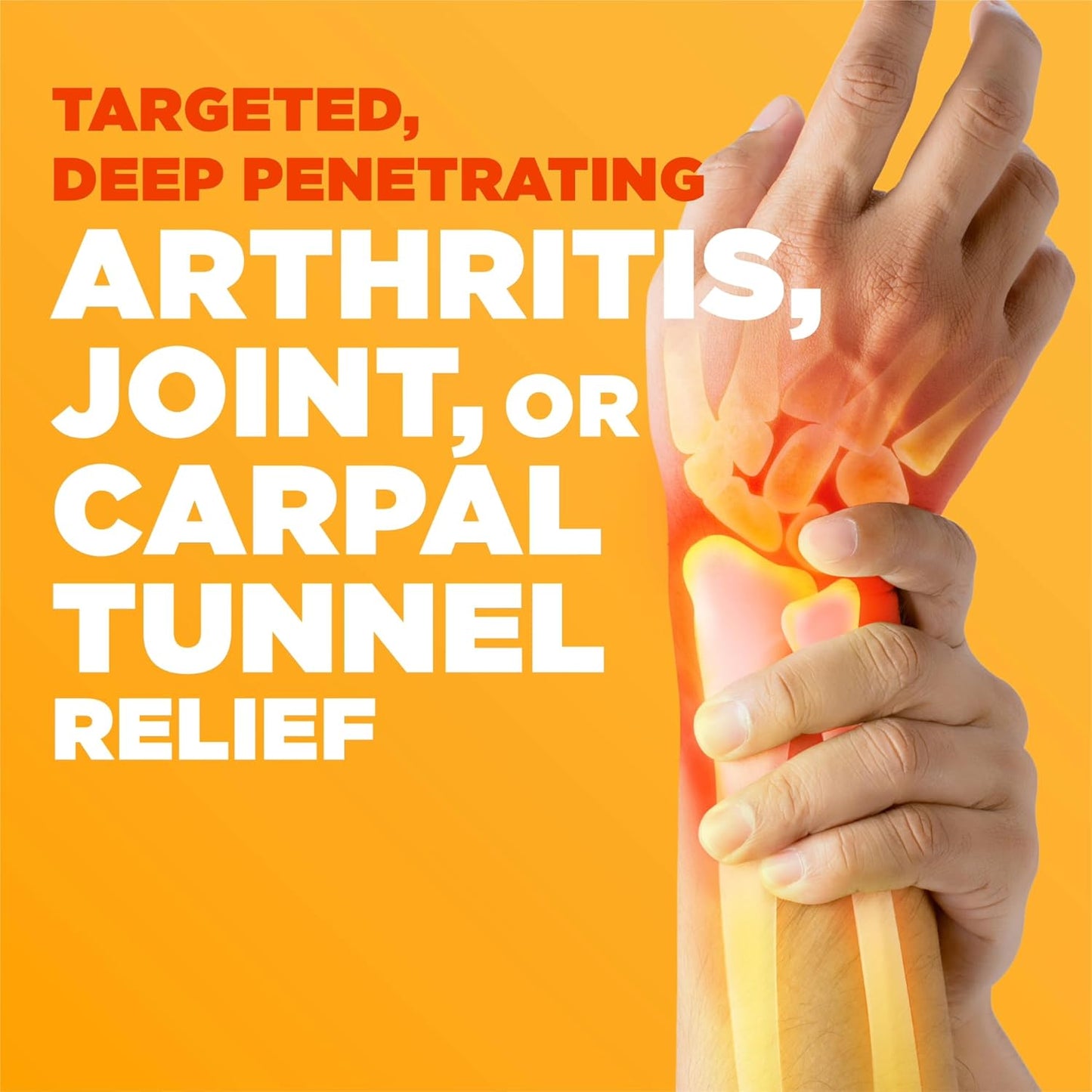 ThermaCare Arthritis Heat Wraps - Targeted Joint Pain Relief for Hands, Wrists, & Knees - 8-Hour Therapeutic Heat Therapy - Flexible, Discreet, & Portable - Drug-Free (6-Count)