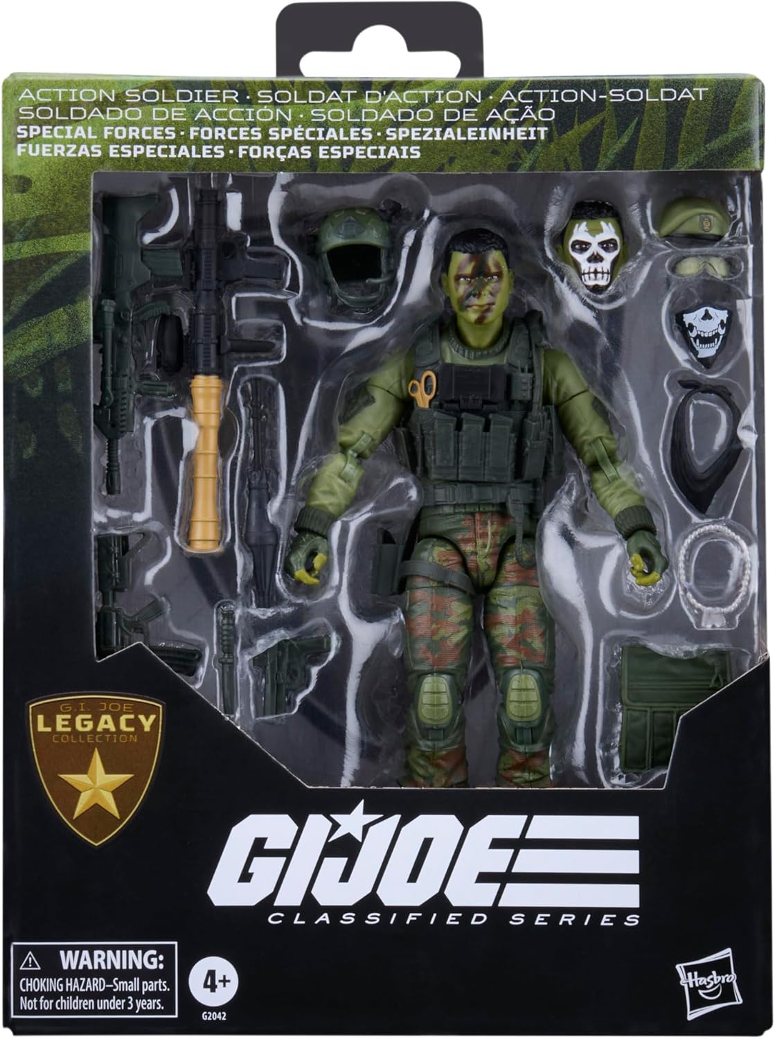 G.I. Joe Classified Series Legacy Collection: Action Soldier - Special Forces, Collectible 6 Inch Action Figure Set with 16 Accessories