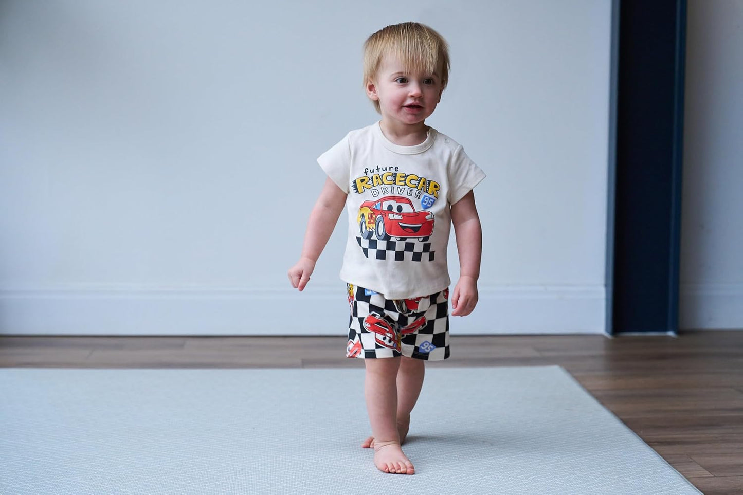 Disney T-Shirt and French Terry Shorts Outfit Set Newborn to Little Kid Sizes (Newborn - 5)