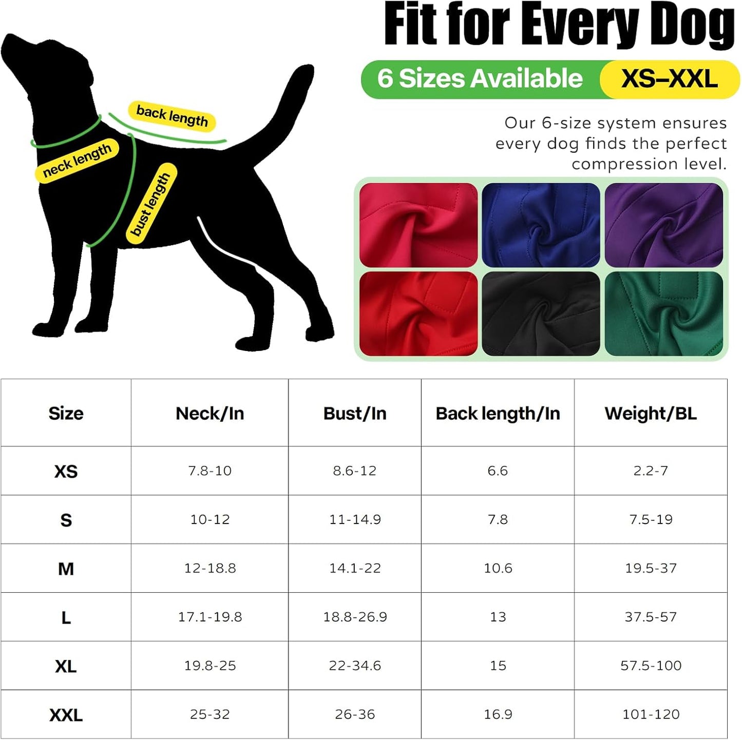 Dog Anxiety Vest with Band Noise Cancelling Ear Muffs Combination Set – Soft Thunder Jacket for Fireworks, Vet Visits & Separation Anxiety – No Medication or Training