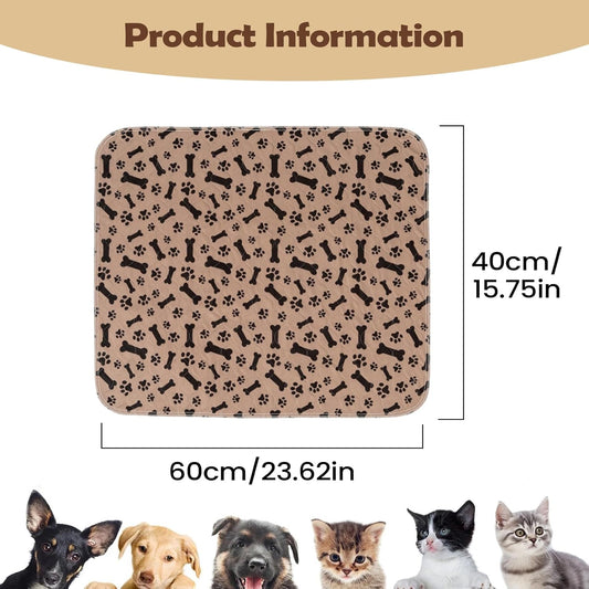 Pee Pads for Dogs – Absorbent Potty Training Mats for Indoor and Outdoor Use, Floor Protection for Puppies, Dogs, Cats, and Kittens with Quick Dry, Leakproof Design. 23.62 Inches.