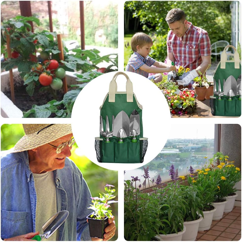 GardenHOME 11-Piece Gardening Tool Set – Garden Kit with Tote Bag, Apron & Accessories, Perfect Gardening Gifts for Women, Moms, and Beginners