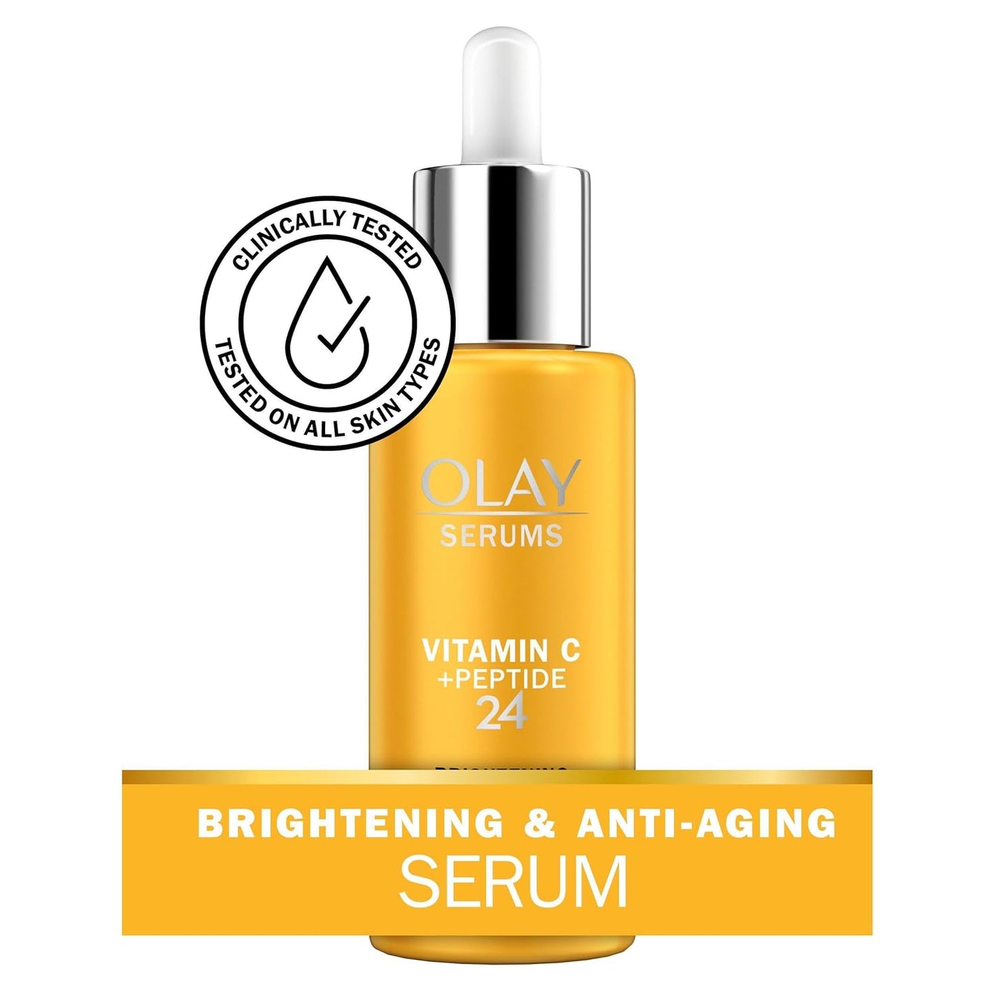 Olay Vitamin C + Peptide 24 Serum, 40 mL (1.3 FL OZ)