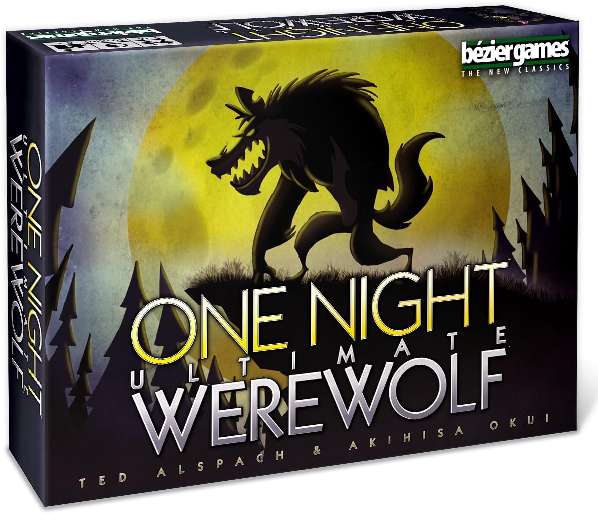 Bezier Games One Night Ultimate Werewolf Board Game, Black (BEZONUW)