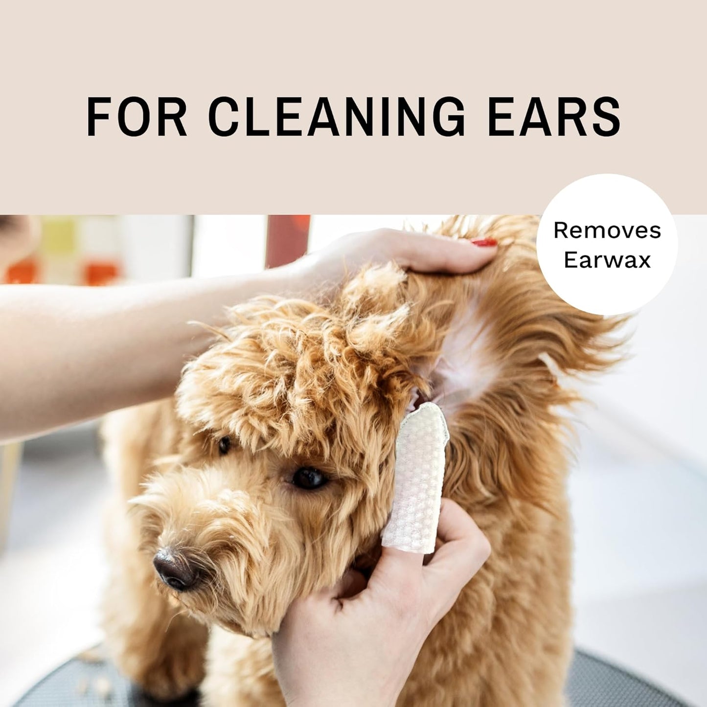 Eye Envy Finger Mitts Clean Dog Ears & pet tears. Use Tear Stain Solution or Ear Cleaner. Gently Remove Crusts, Earwax & Debris. Soft Fabric Finger cots. 40 Count.