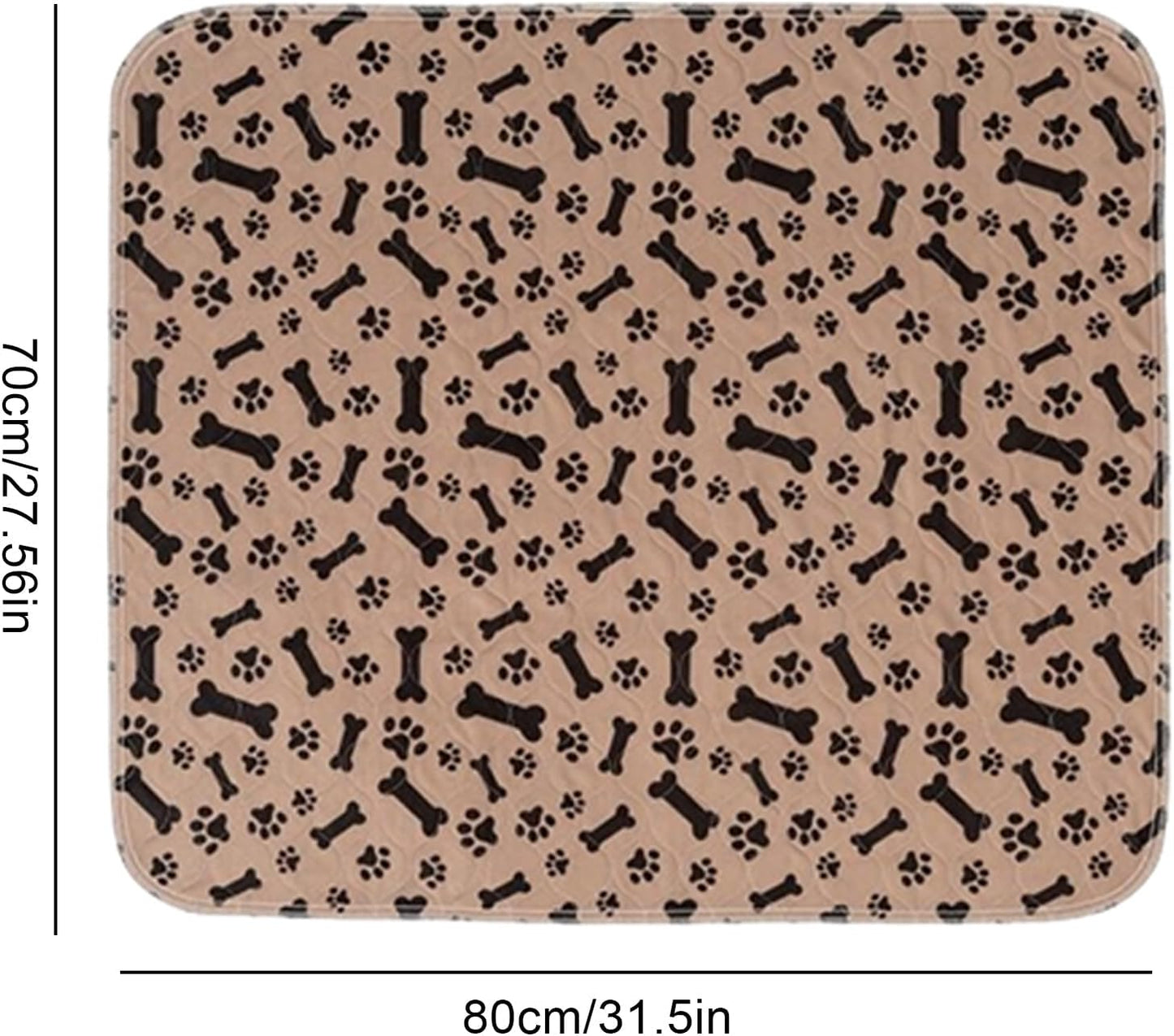 Odor Control Dog Pee Pad - Reusable Puppy Pads |Pet Supplies with Leak Proof Layer,Leak Protection with Non Slip Backing,Animal Grooming Necessities,Nappies & Potty Training for Housebreaking Aid