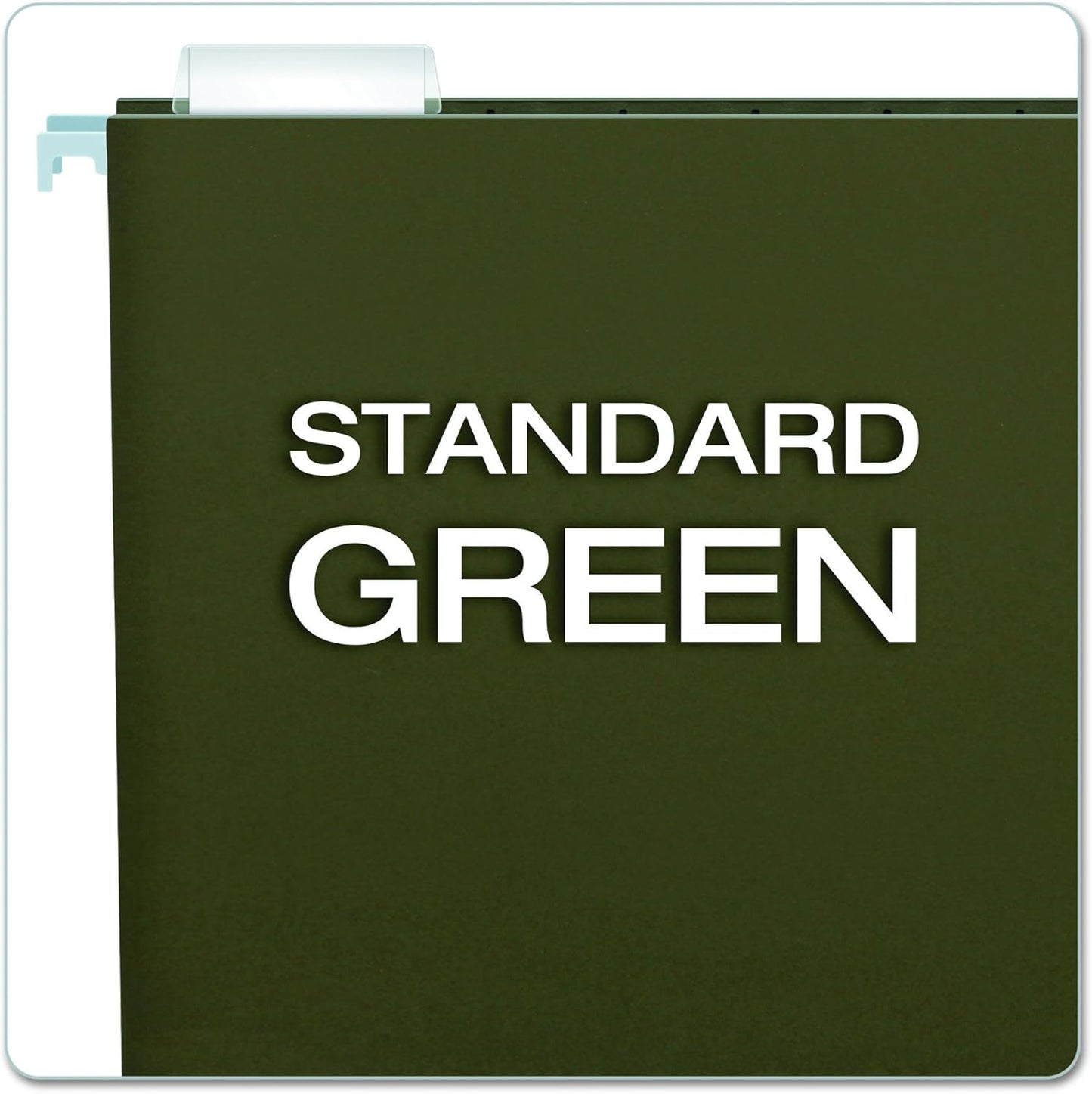 Pendaflex Recycled Hanging Folders, Legal Size, Standard Green, 1/5 Cut, 25/BX (81622)